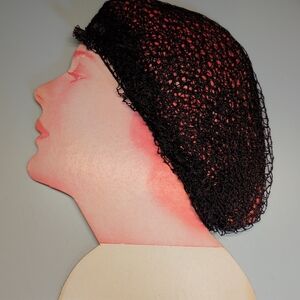 Vintage Display For Brown Hairnets